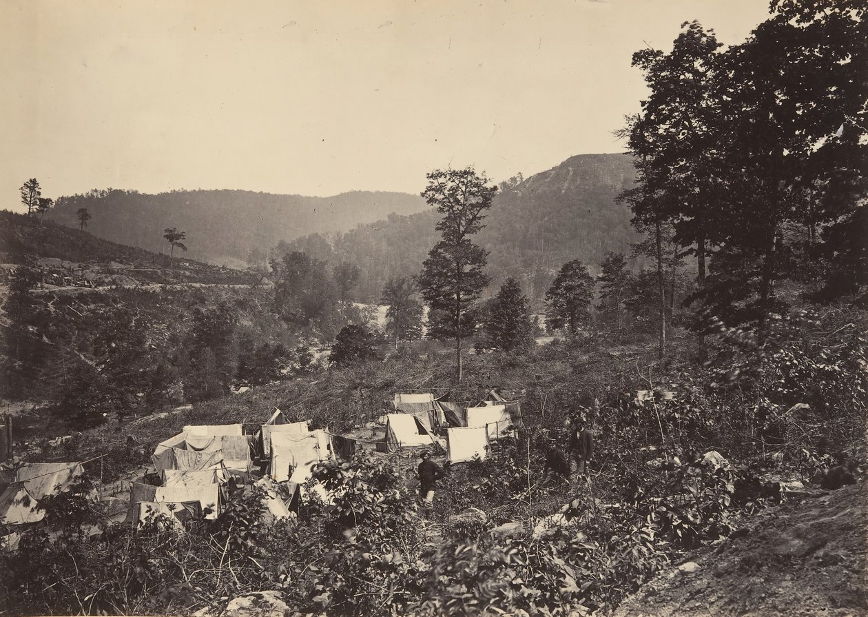 Passera i Raccoon Range, Whiteside nr 2, 1860-talet. av George N. Barnard