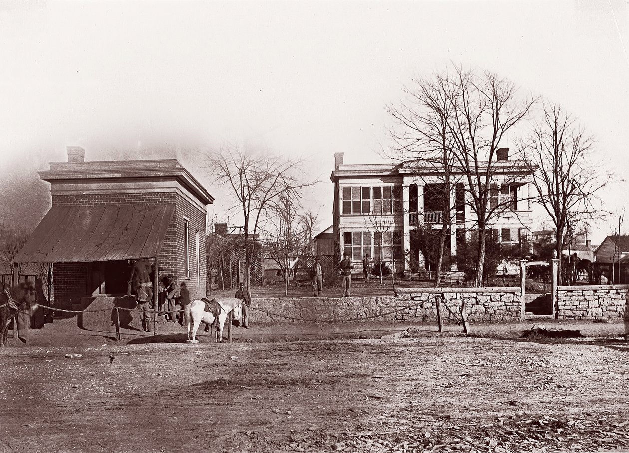 Provost Marshals Headquarters, Chattanooga, ca. 1864. av George N. Barnard