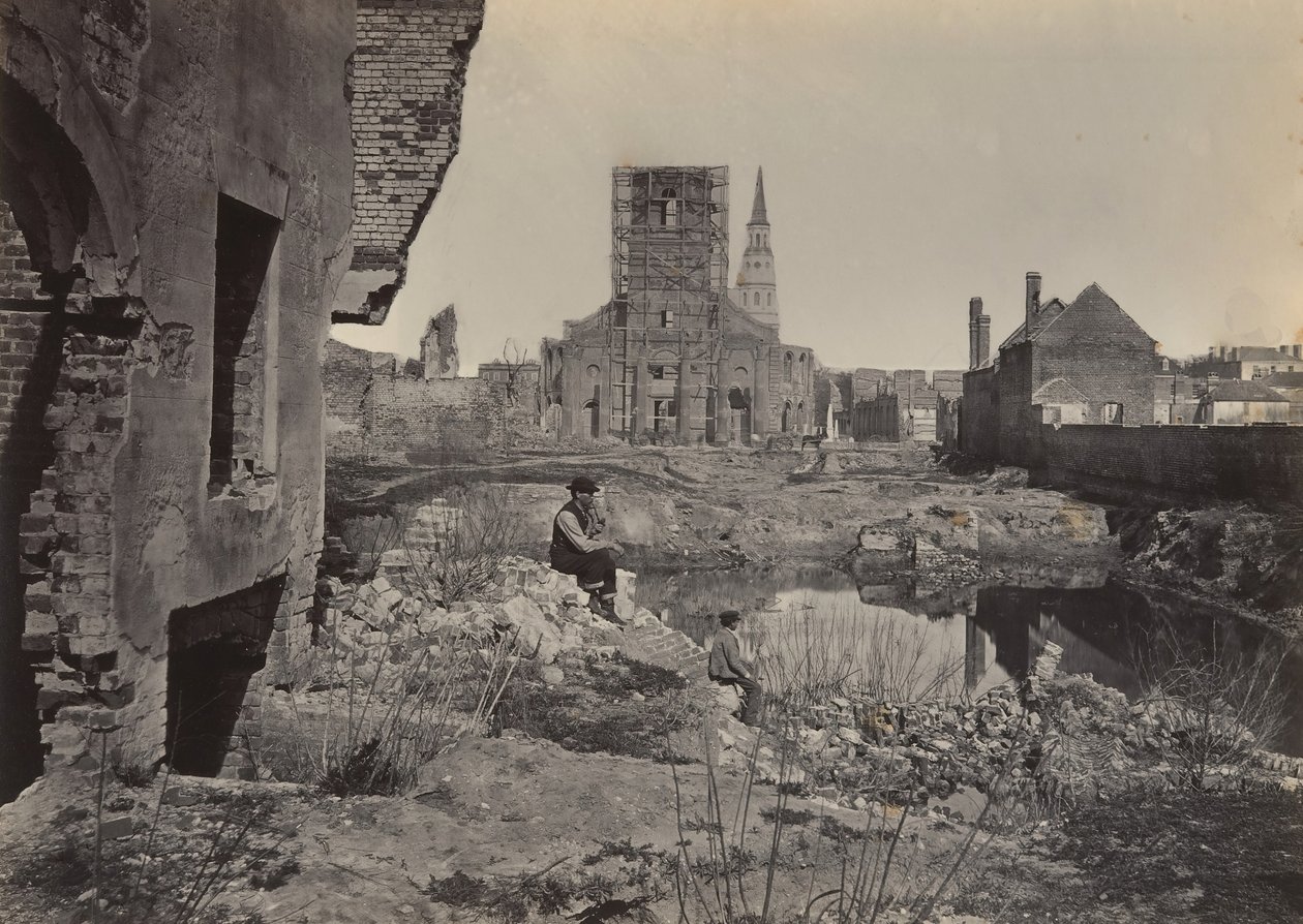 Ruiner i Charleston, South Carolina, 1860-talet. av George N. Barnard