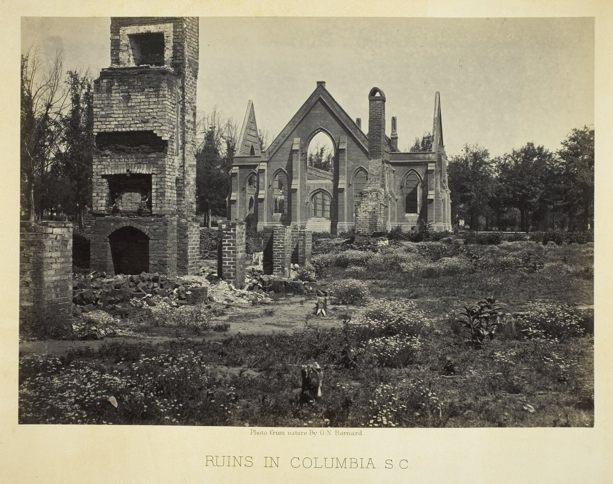 Ruiner i Columbia, S.C. av George N. Barnard
