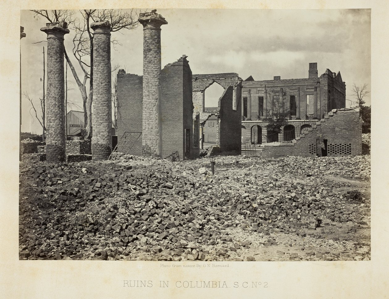Ruiner i Columbia, S.C., nr 2 av George N. Barnard