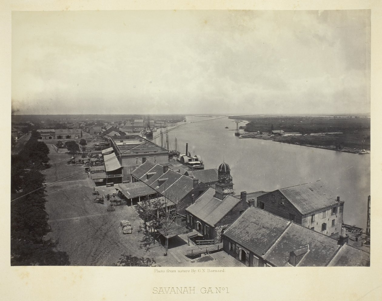 Savannah, GA, nr 1 av George N. Barnard