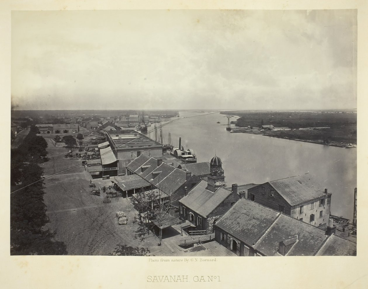 Savannah, GA, nr 1, 1866. av George N. Barnard