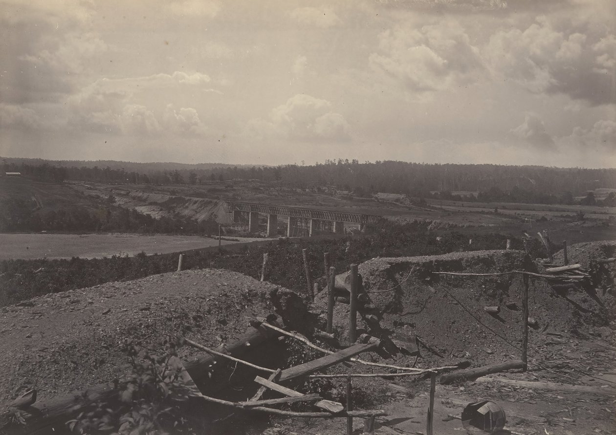 South Bank of the Chattahoochie, Georgia, 1860-talet. av George N. Barnard