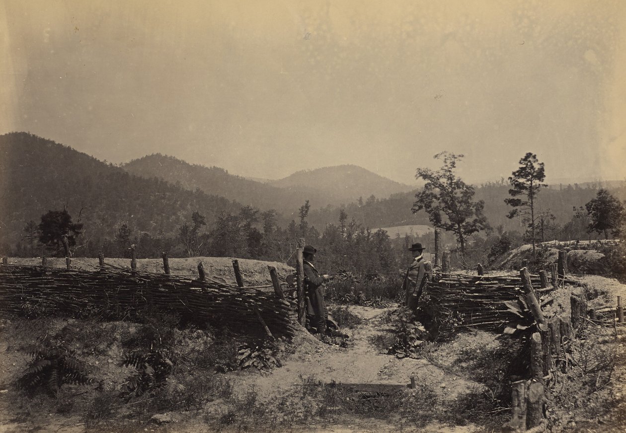 Allatoona-passet, Georgia av George N. Barnard