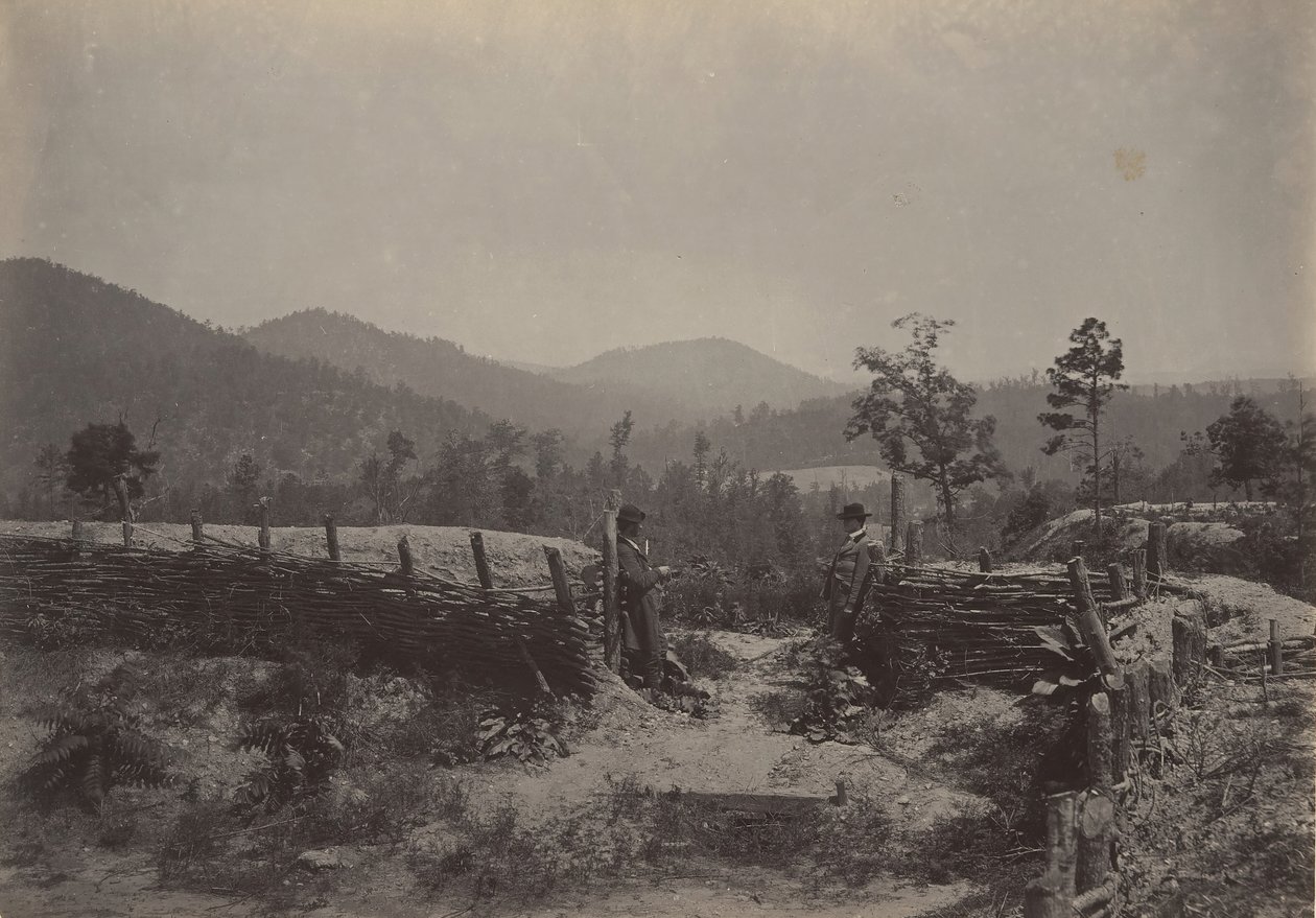 Allatoona-passet, Georgia, 1860-talet. av George N. Barnard