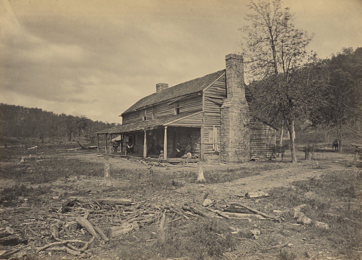 John Ross-huset, Ringold, Georgia av George N. Barnard