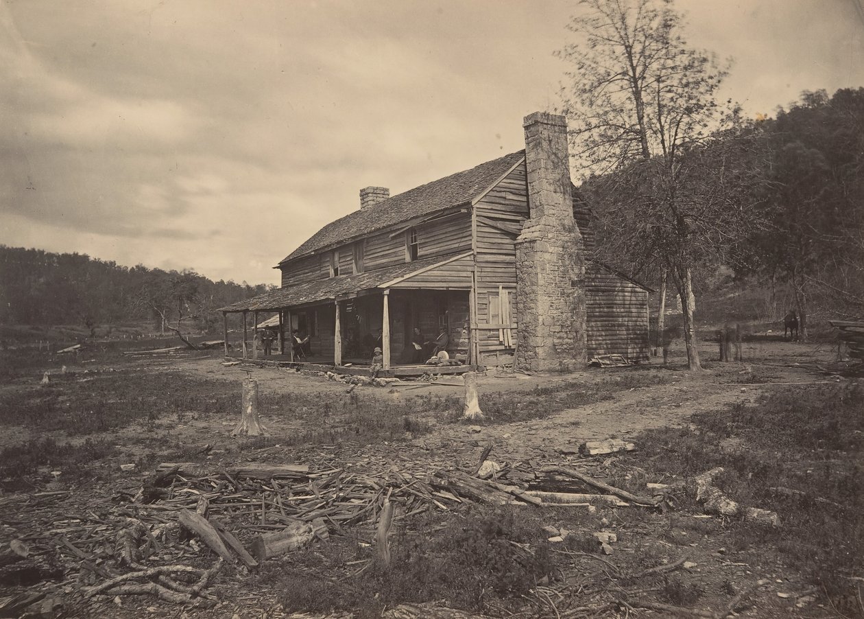 John Ross House, Ringold, Georgia, 1860-talet. av George N. Barnard