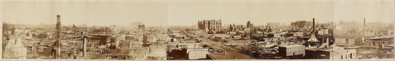 Untitled (Chicago after the Chicago Fire) av George N. Barnard