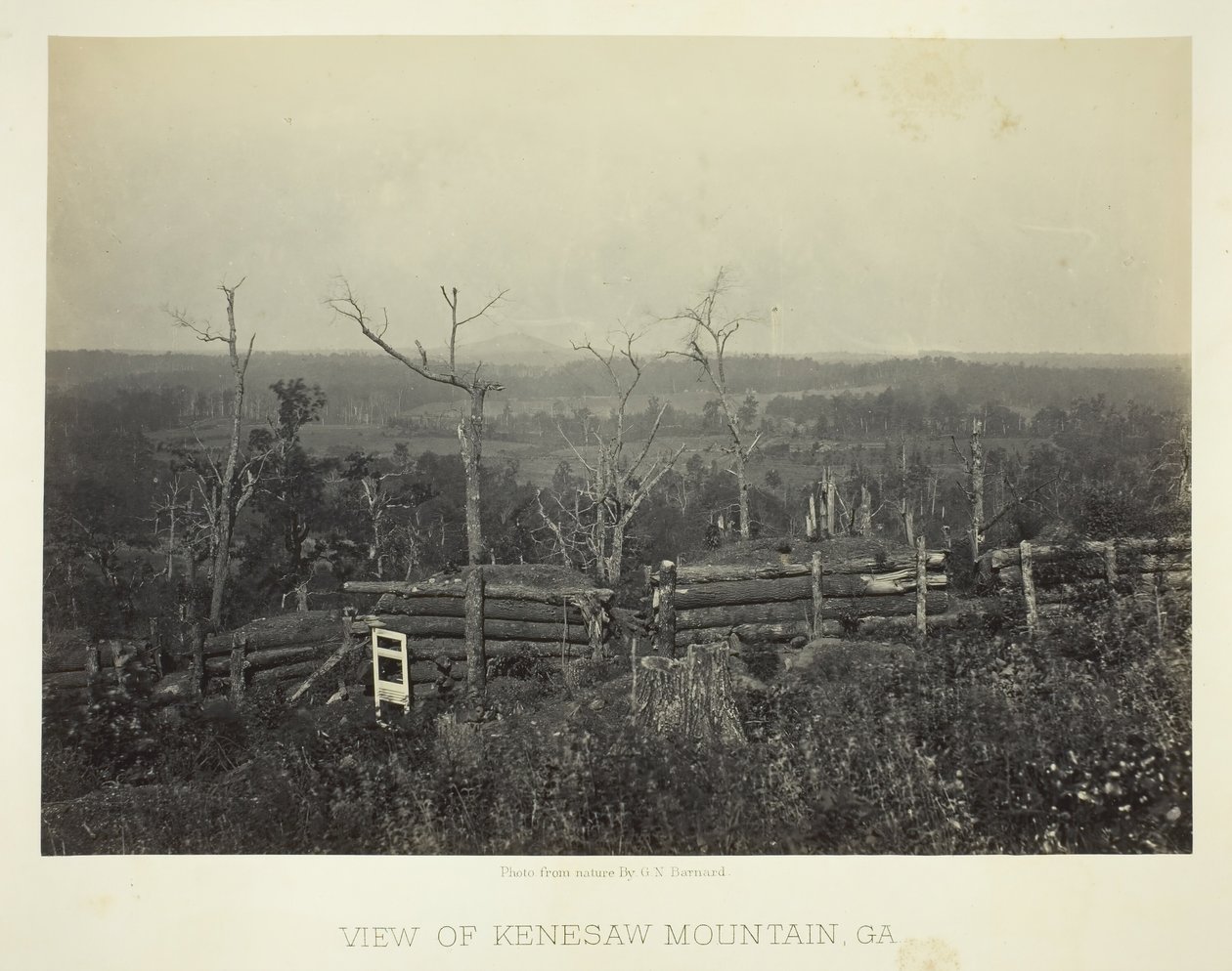 Utsikt över Kenesaw Mountain, Ga., 1866. av George N. Barnard