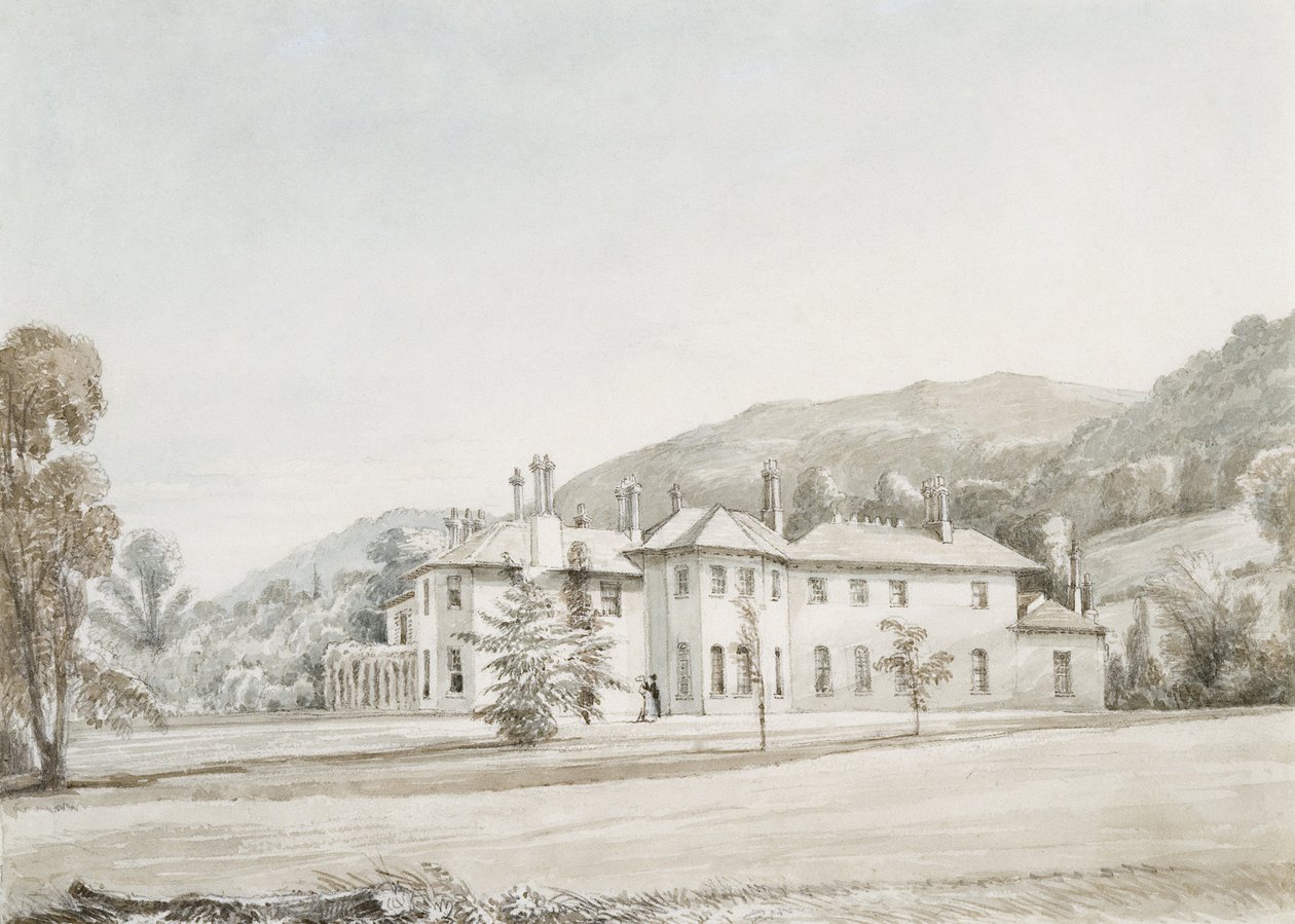 Rheola (akvarell  blyerts på papper) av George Orleans Delamotte