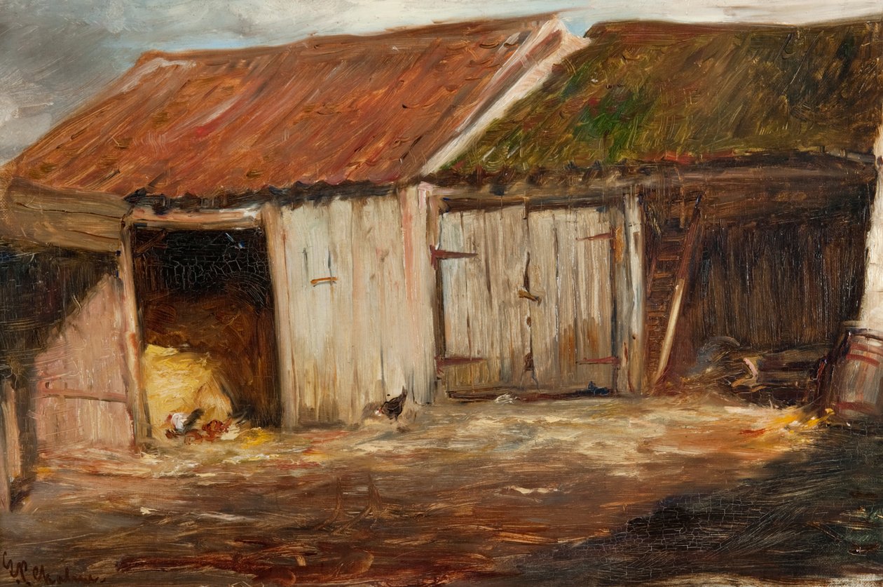 Gamla skjul av George Paul Chalmers