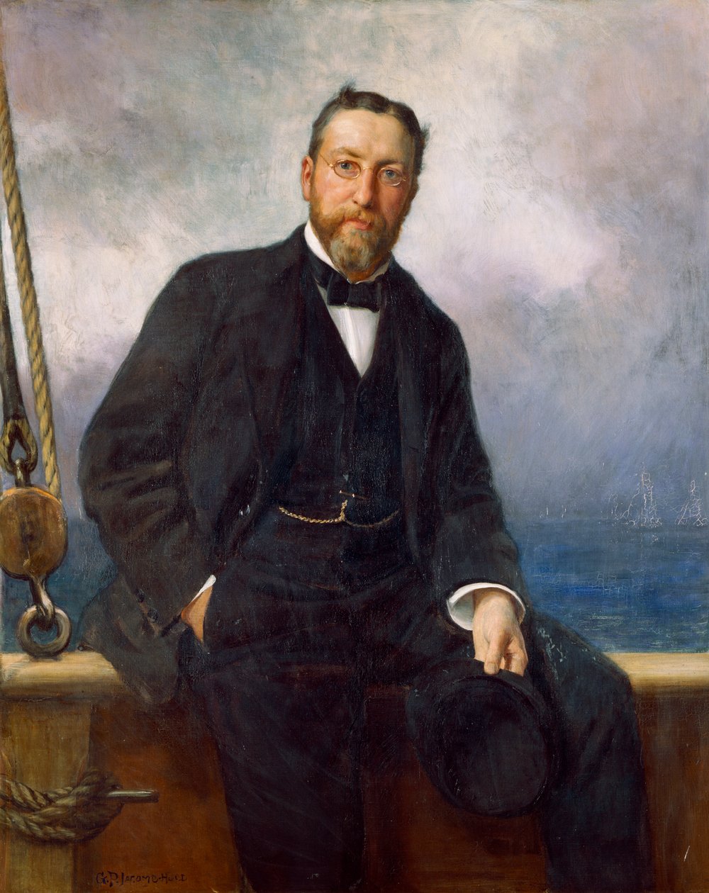 Peter Thellusson (olja på duk) av George Percy Jacob Hood