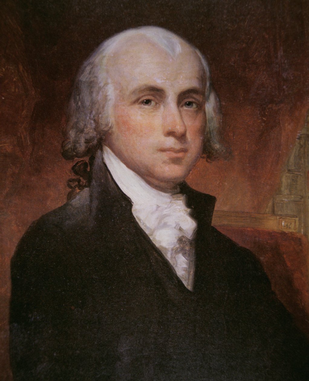 James Madison (1751-1836) (lito i färg) av George Peter Alexander Healy