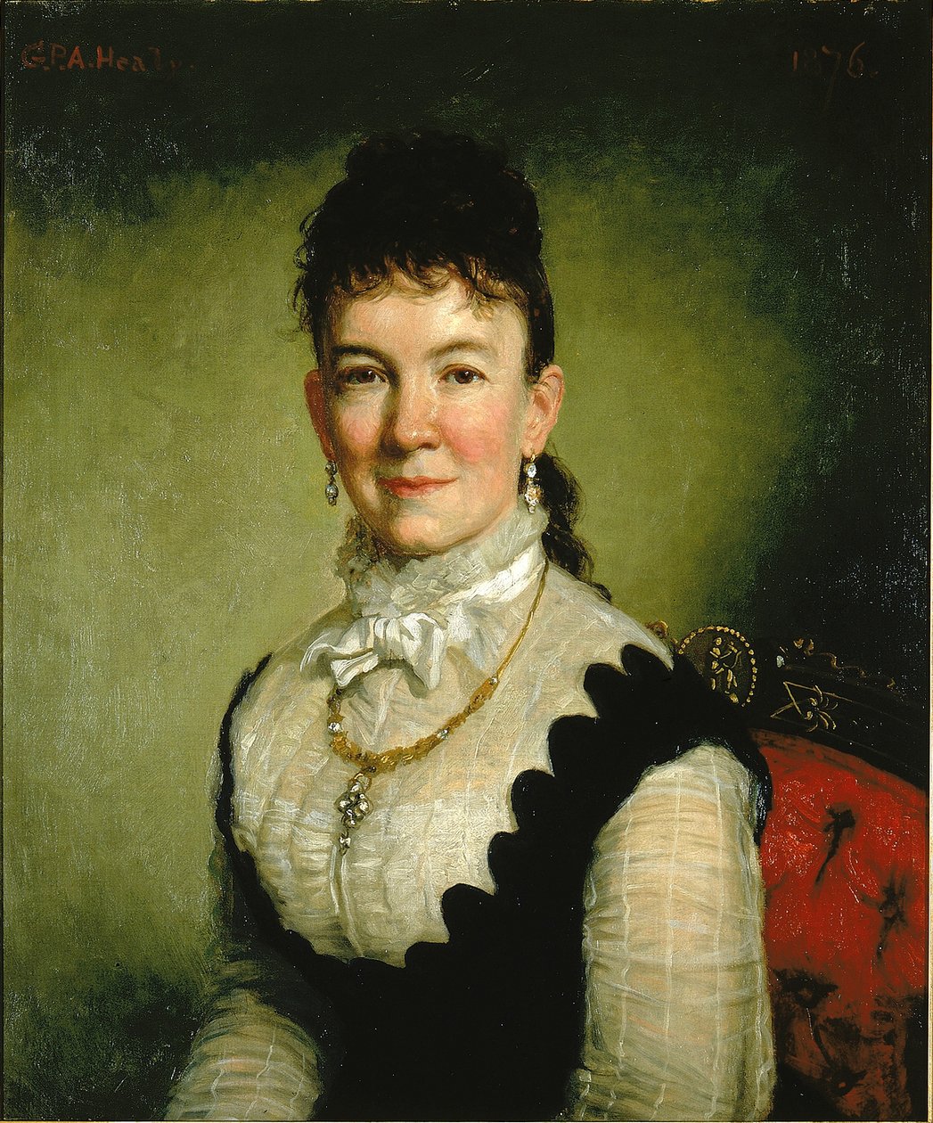 Mrs Albert J. Myer (Catherine Walden) av George Peter Alexander Healy