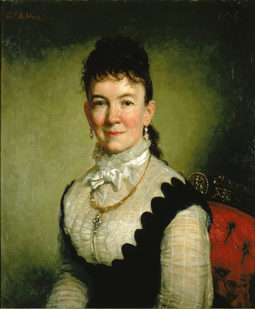 Mrs. Albert J. Myer Catherine Walden, 1876. av George Peter Alexander Healy