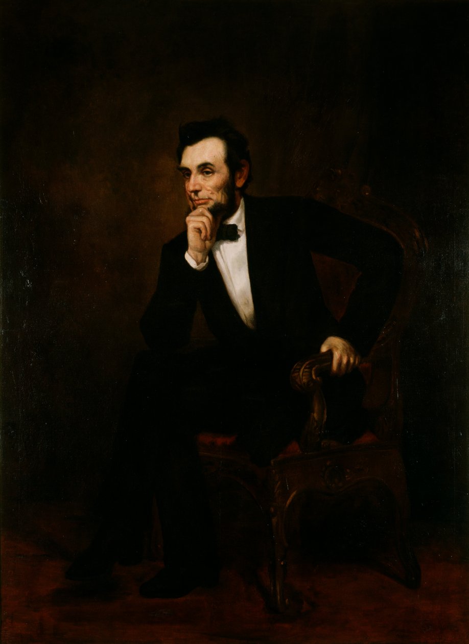 Porträtt av Abraham Lincoln, ca 1866-70 av George Peter Alexander Healy
