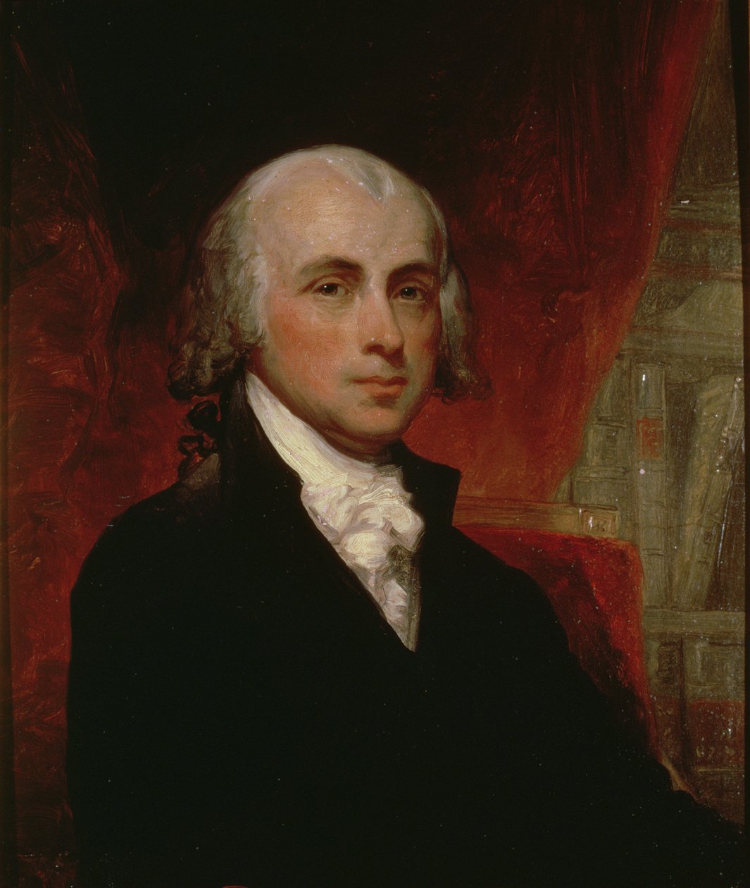 Porträtt av James Madison (1751-1836) av George Peter Alexander Healy