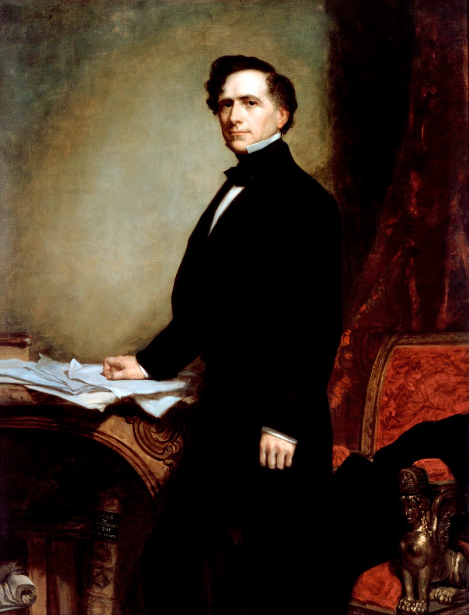 Porträtt av president Franklin Pierce av George Peter Alexander Healy