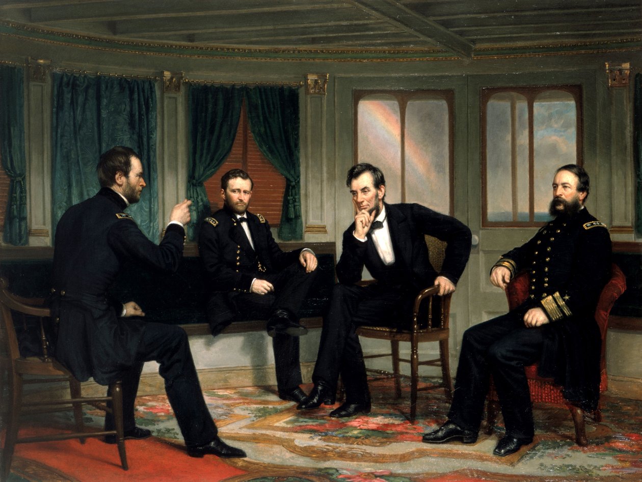 Fredsstiftarna, 1865 av George Peter Alexander Healy