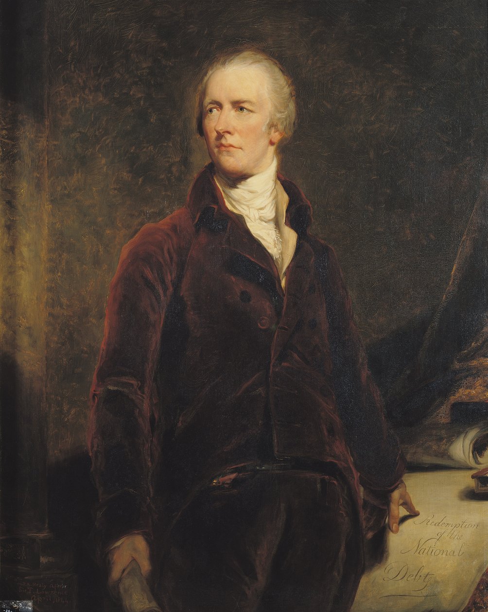 William Pitt den Yngre (1759-1806) swed av George Peter Alexander Healy