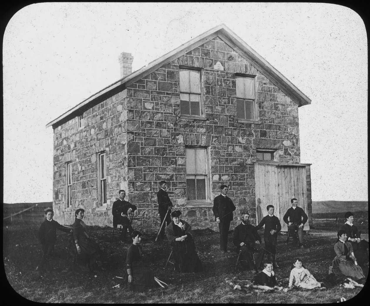 En nybyggare bostad, Kanada, sent 1800-tal av George Philip and Son Ltd
