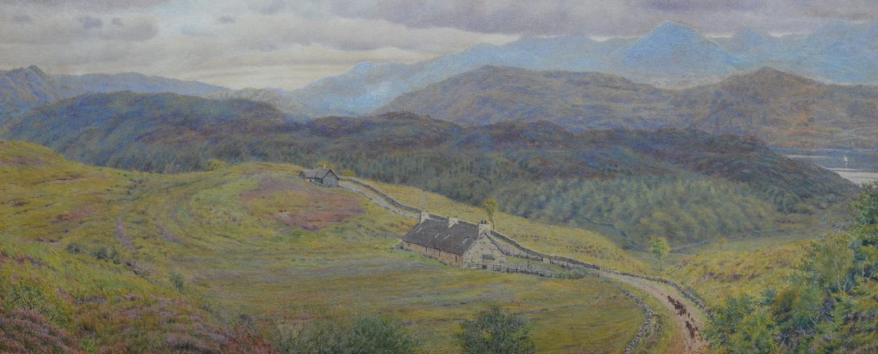 Vid Arisaig - Coast of Invernessshire, ca 1866 (akvarell) av George Price Boyce