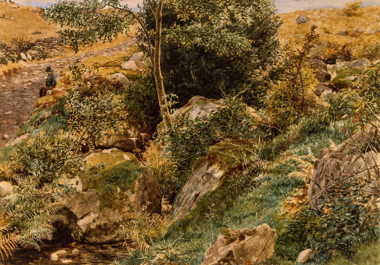 Hösten i de walesiska bergen av George Price Boyce, RWS av George Price Boyce