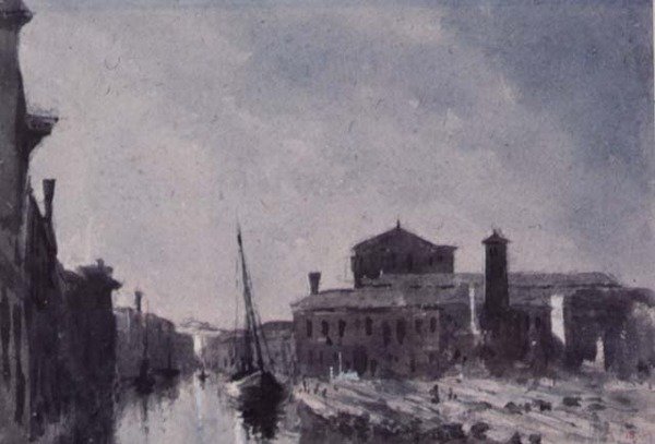 Sacca Della Misericordia, Venedig av George Price Boyce