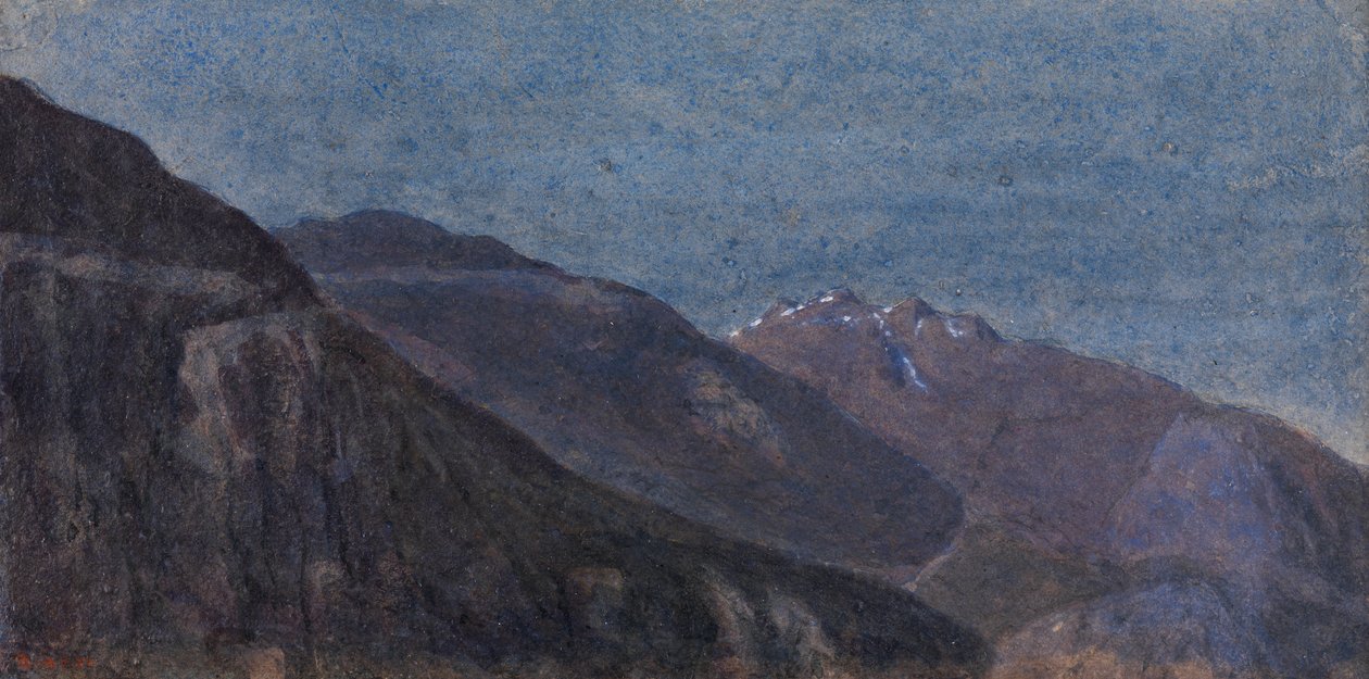 Ticinodalen från Giornico (akvarell) av George Price Boyce