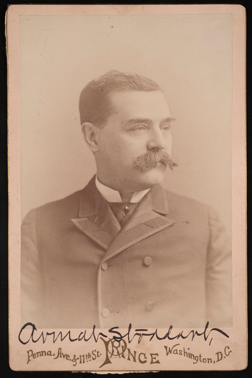Porträtt av Armat Stoddart 1842-1910, före 1892. av George Prince