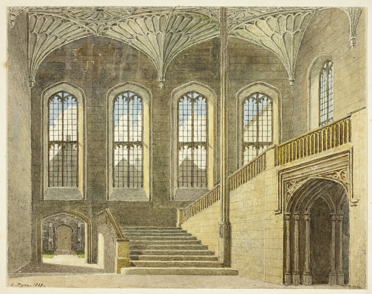 Entréhallen, Christchurch, Oxford av George Pyne
