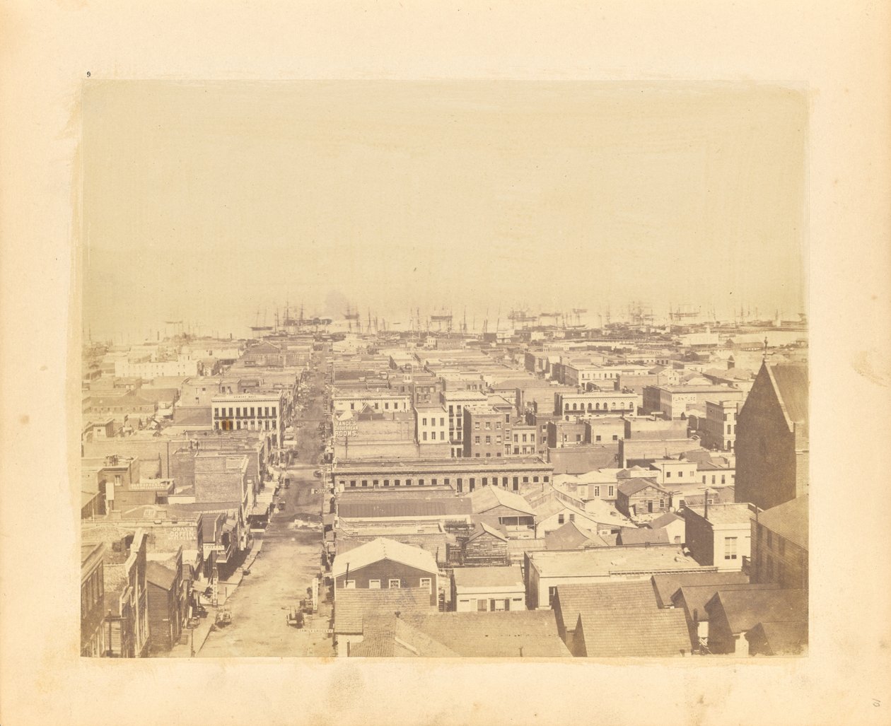 Vy över Sacramento Street. av George R. Fardon