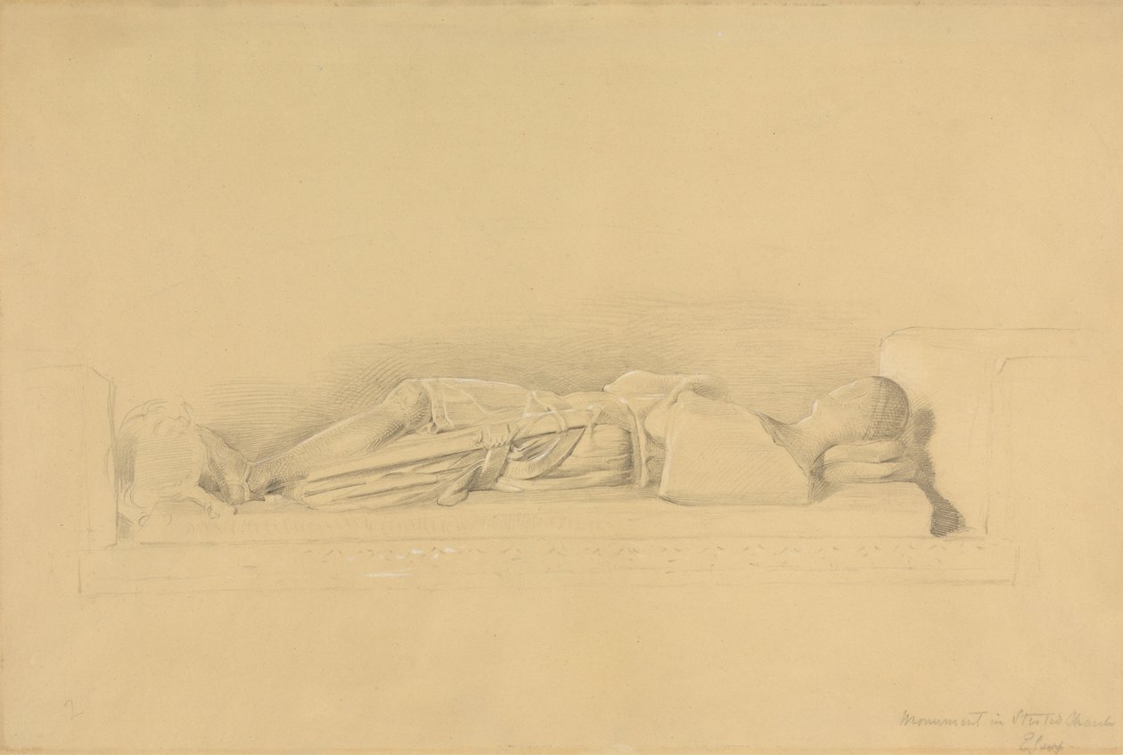 Bild av en korsfarare, Stisted kyrka av George Richmond