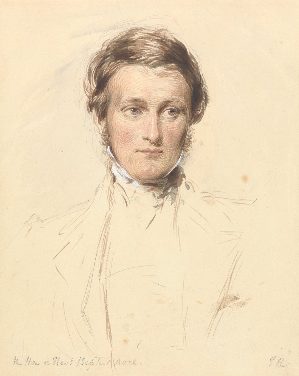 Hon. och pastor Baptist Wriothesley Noel (1798-1873) av George Richmond