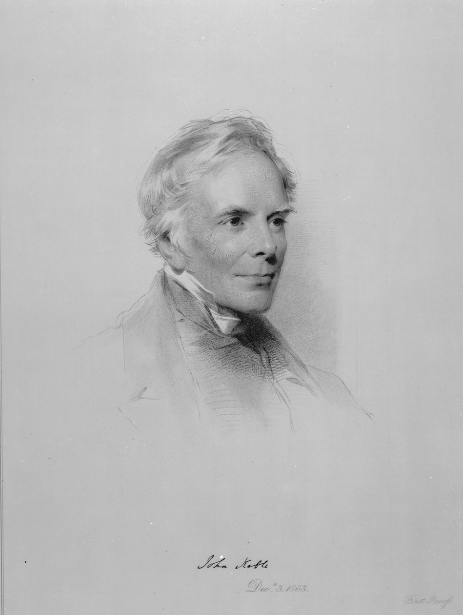 John Keble, graverad av William Holl Jr efter en teckning från 1863 av George Richmond
