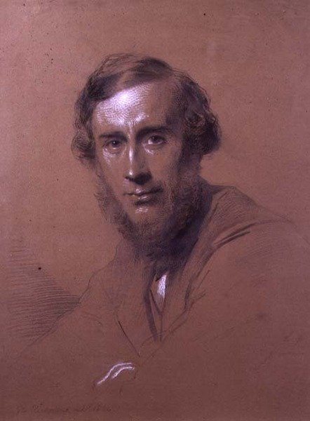 John Tyndall (1820-93) 1864 (krita) av George Richmond