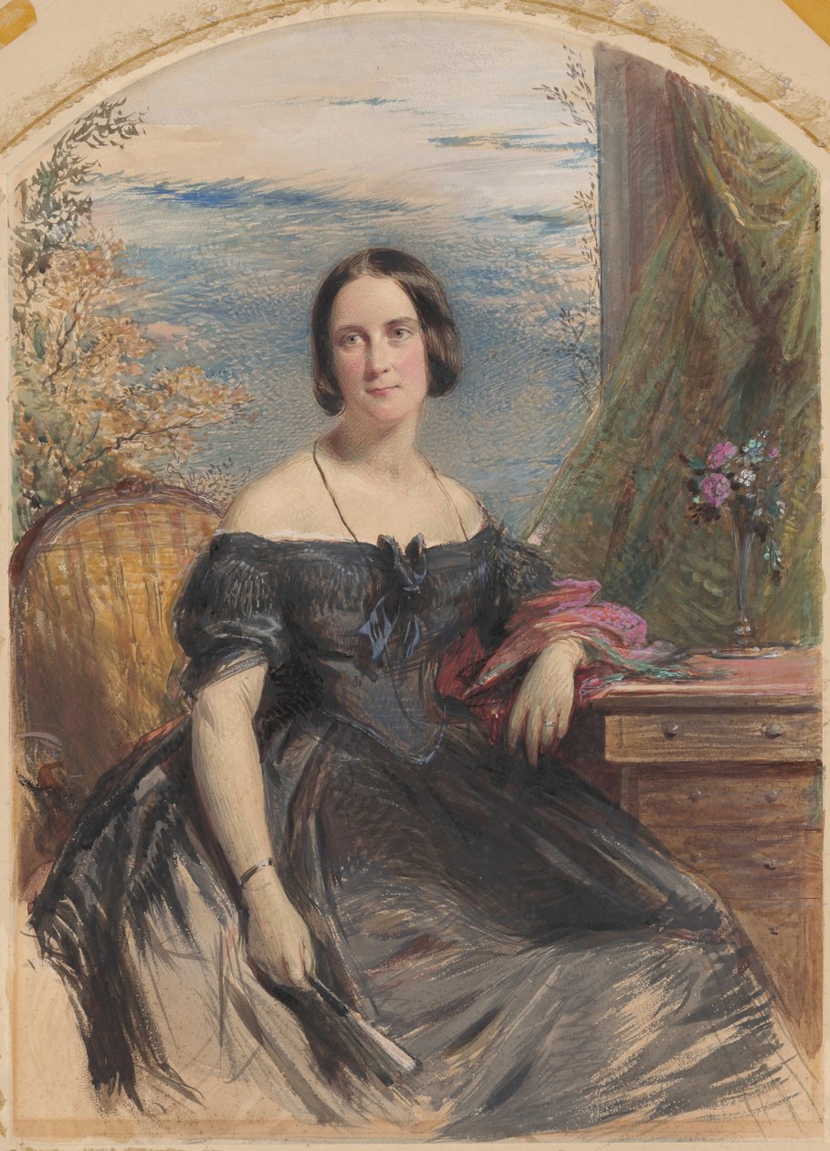 Fru Anne Walbanke-Childers av George Richmond