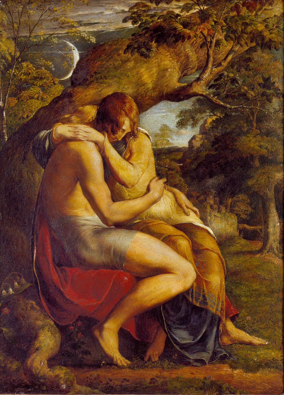 På separationsaftonen, 1830 av George Richmond