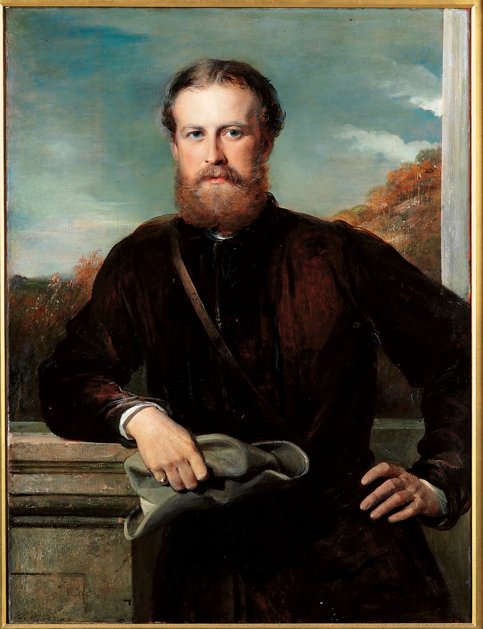 Porträtt av John Scott, 3:e earl av Eldon av George Richmond