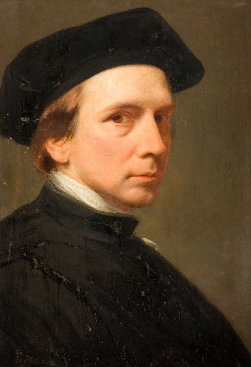 Porträtt av konstnärens självporträtt, 1853-55. av George Richmond