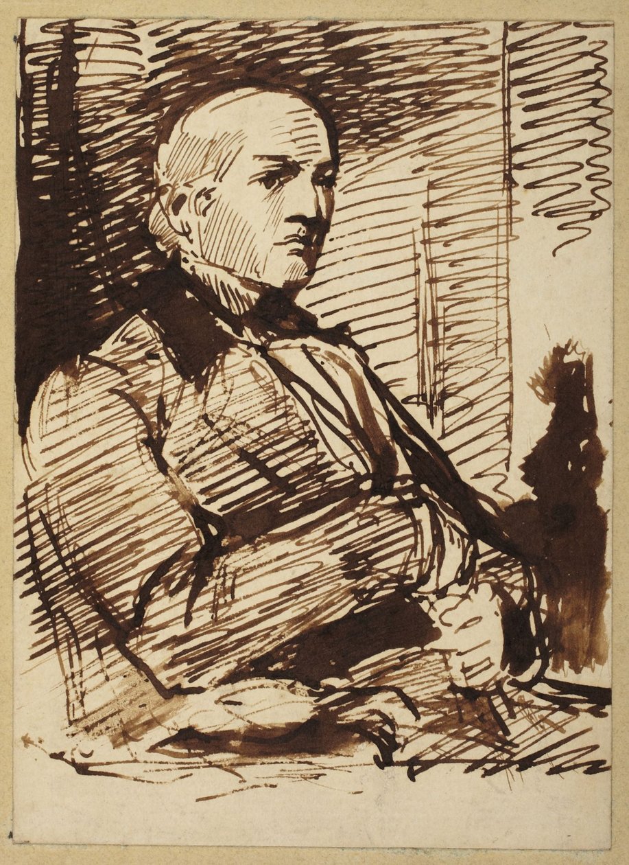Den sittande mannen av George Richmond