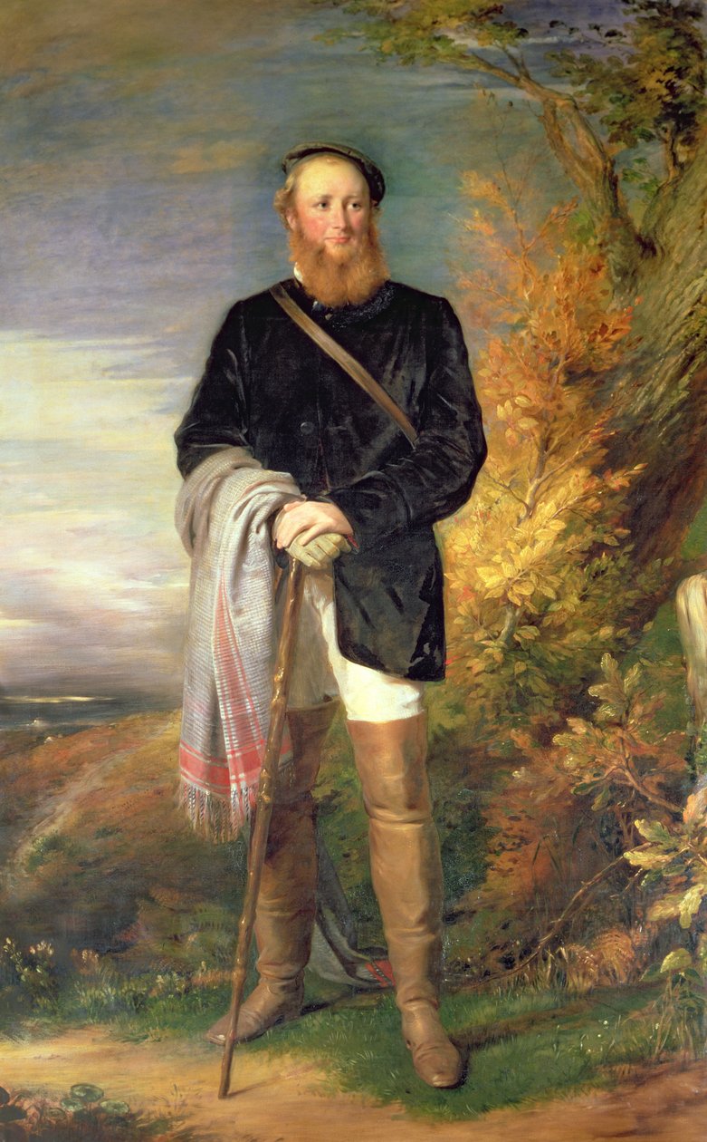 Thomas William Coke av Holkham (1822-1909) 2:a greven av Leicester av George Richmond