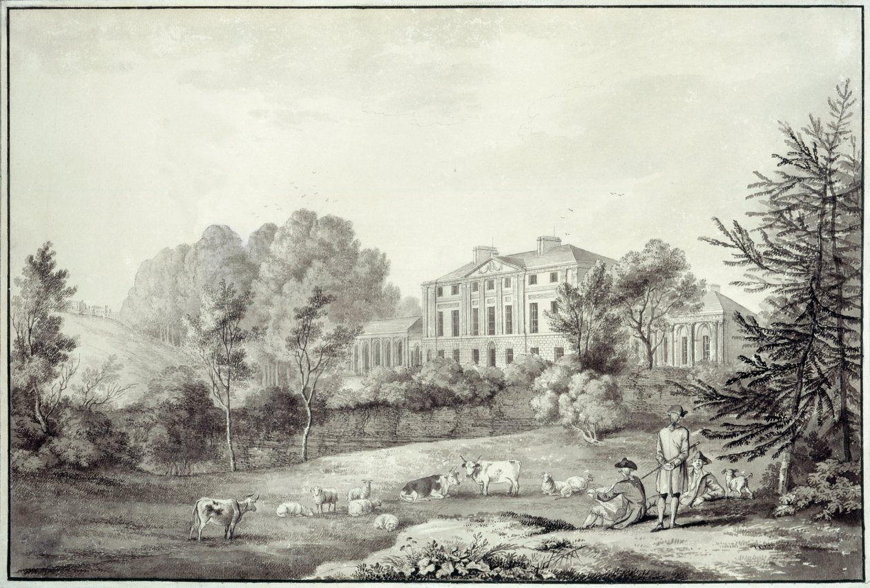 A View of Kenwood (penna på papper) av George Robertson