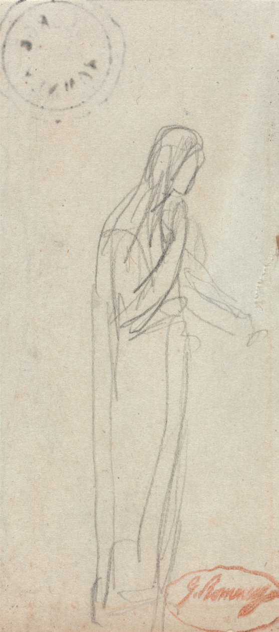 En stående kvinnlig figur av George Romney