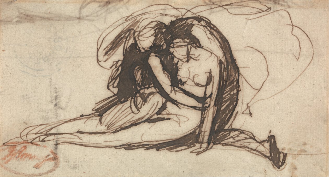 Caladon och Amelia (så kallade) av George Romney