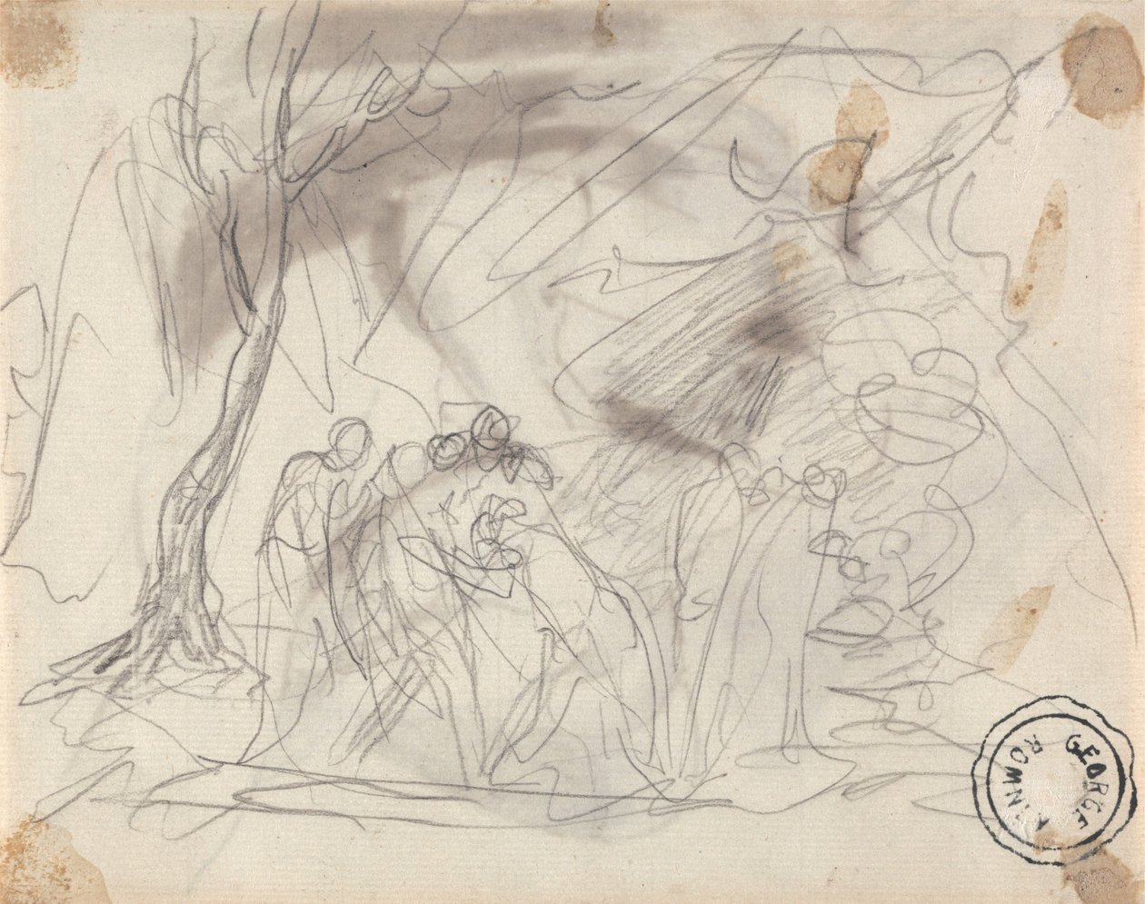 Canidia och ungdomarna av George Romney