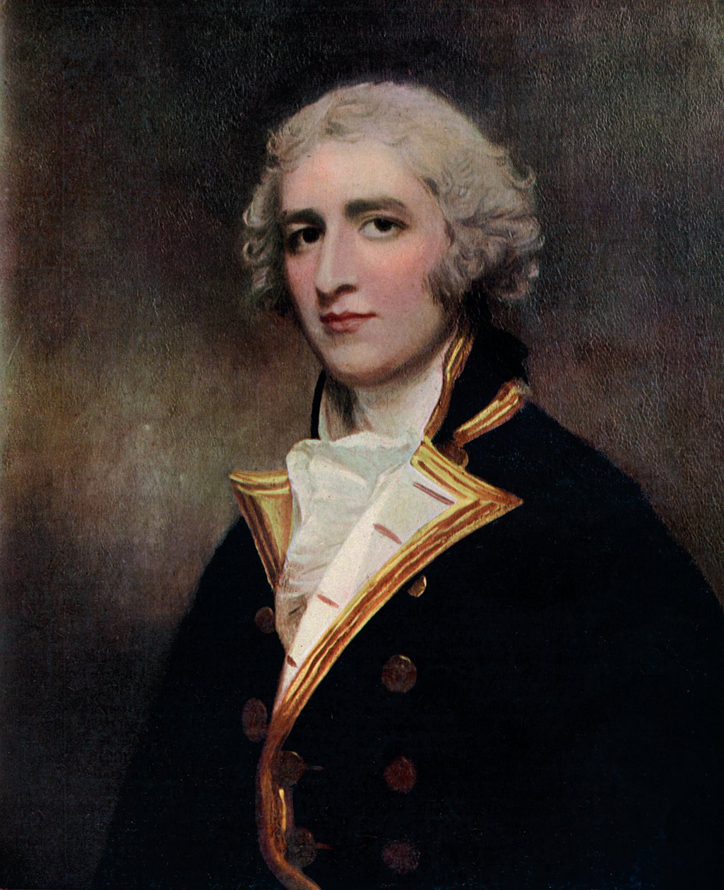 Kapten William Bentinck 1764-1813, sjöchef, 1787-1788 1910. av George Romney