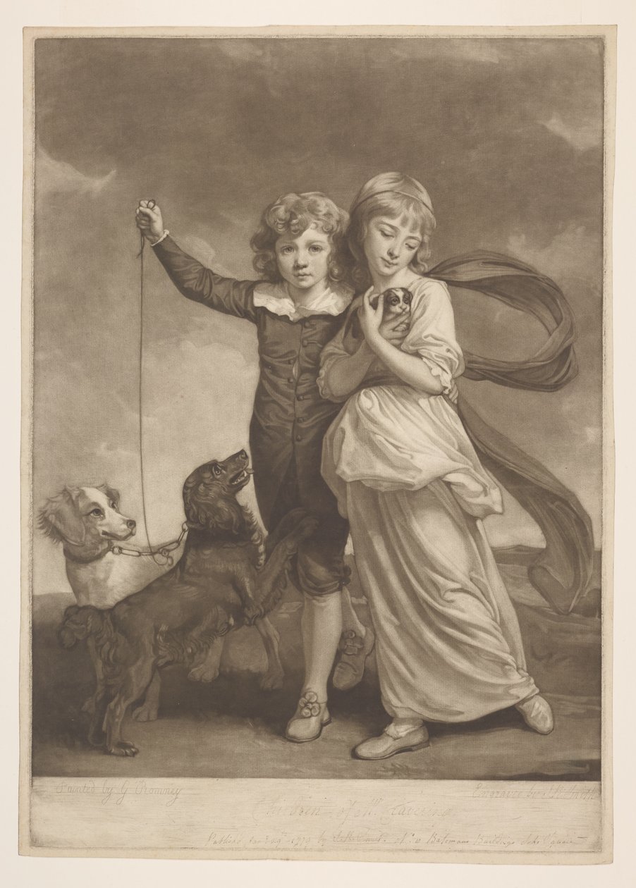Herr Clavering barn av George Romney