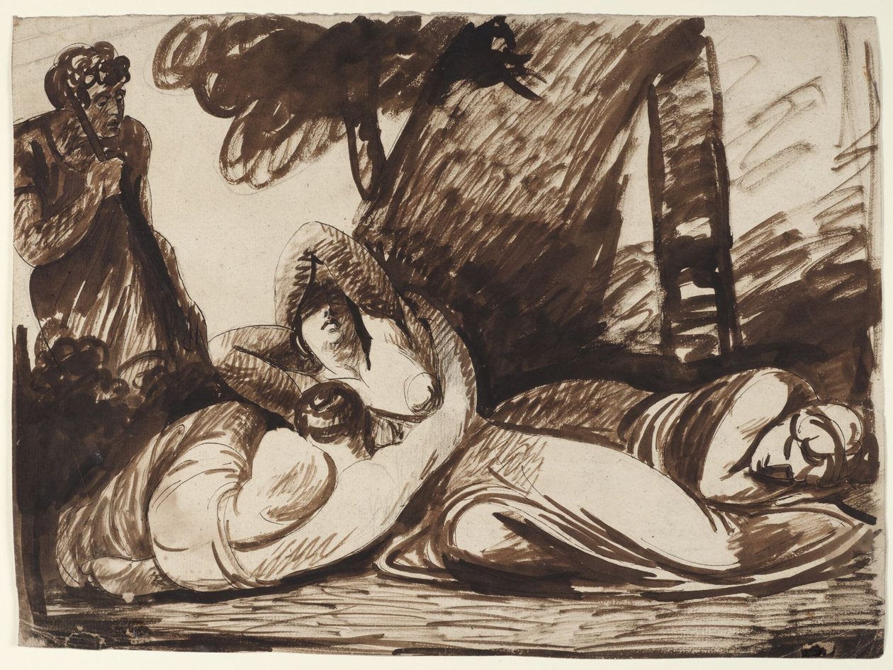 Cimon och Ifigenia: En scen ur Boccaccios ”Decameron” av George Romney